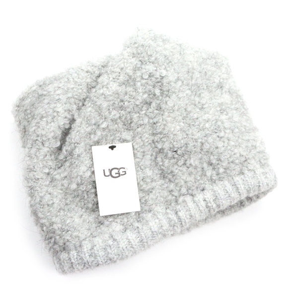 UGG Solid Lofty Snood Mohair Wool Neck Scarf NEW! - Picture 3 of 6